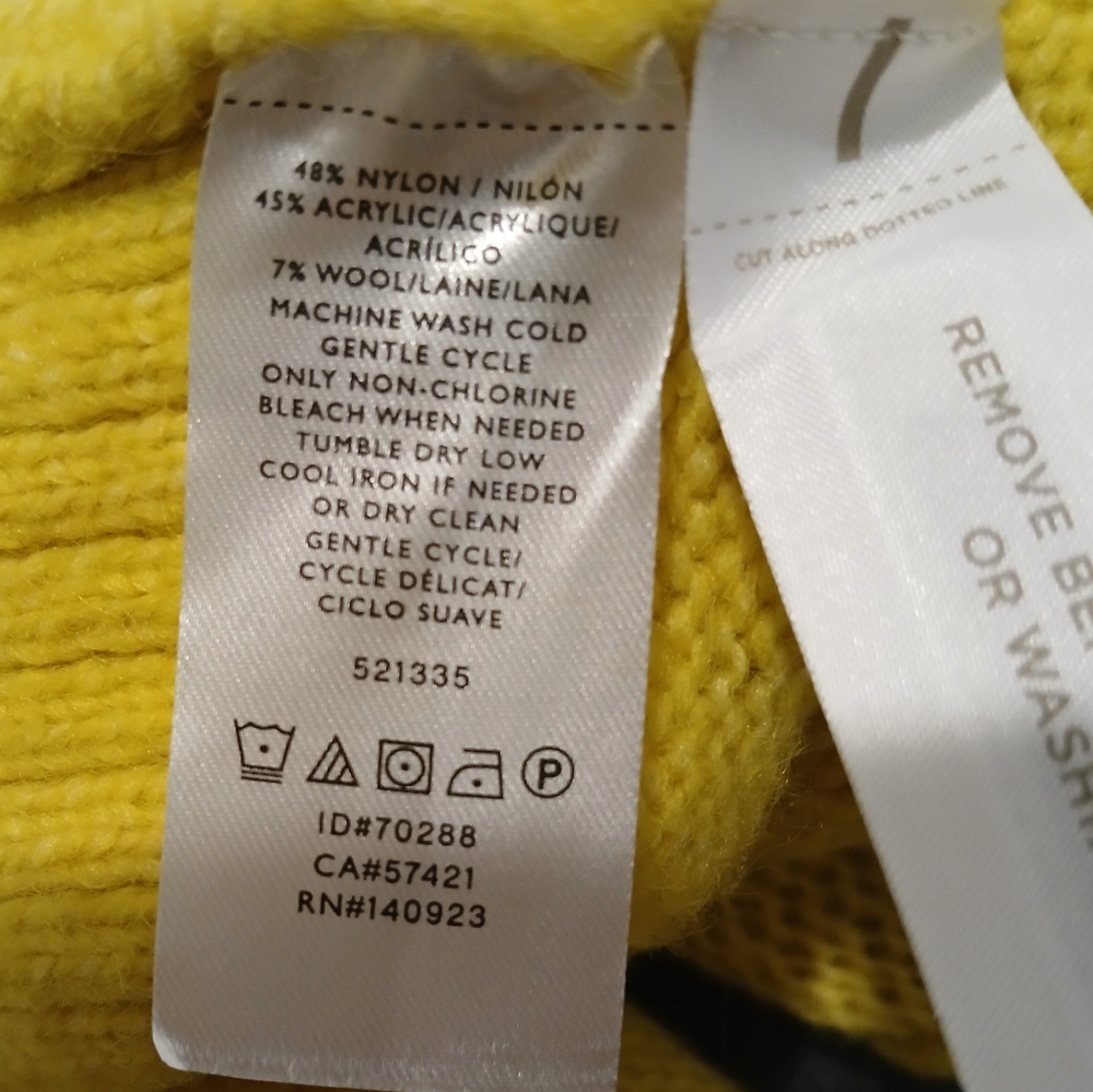 Loft Long Sleeve Yellow Sweater - Picture 8 of 8